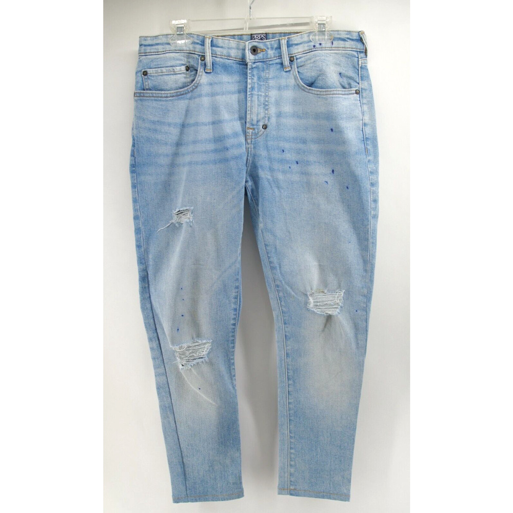 PRPS Men's Windsor Fit Stretch Blue Jeans Distressed‎ Size 32